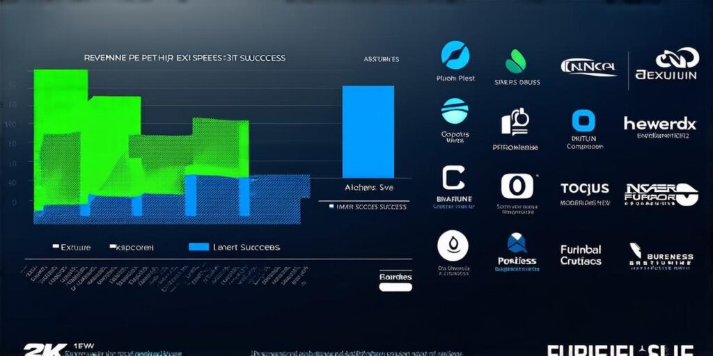 Which companies have the highest revenue per employee?