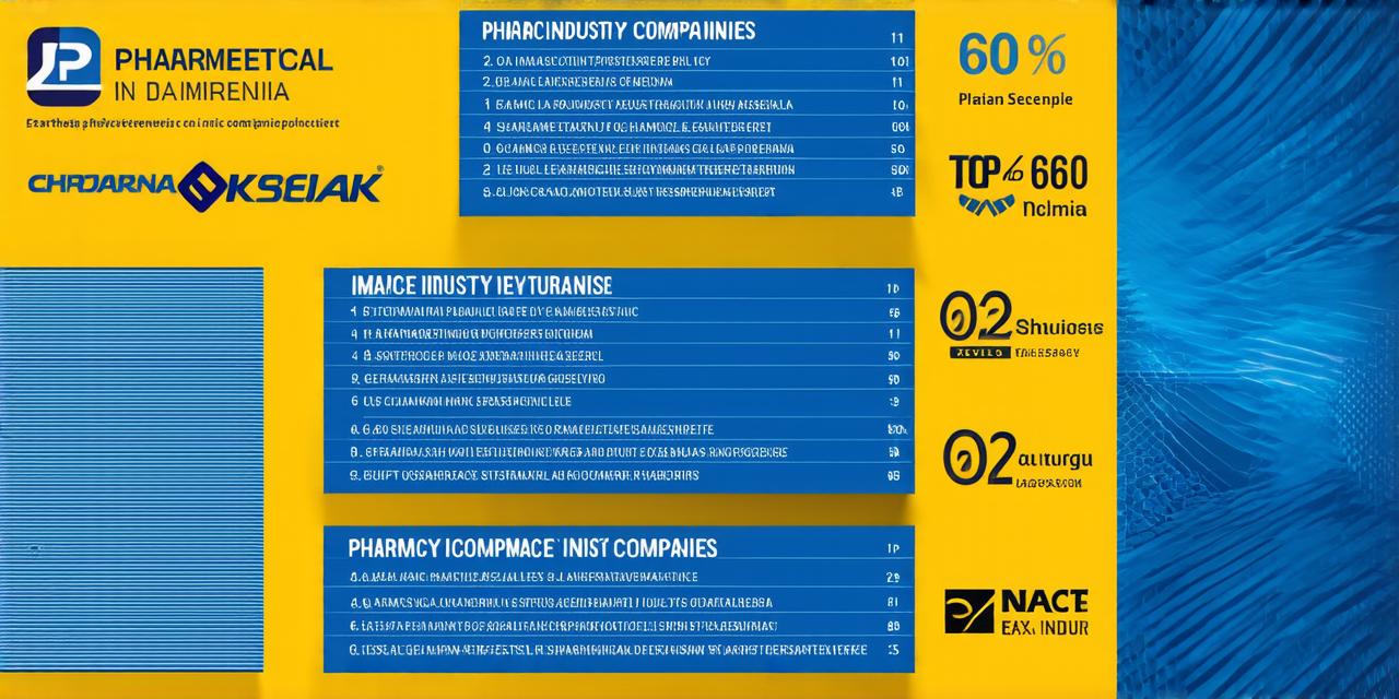 Top 60 Pharmaceutical Companies in India: A Comprehensive List