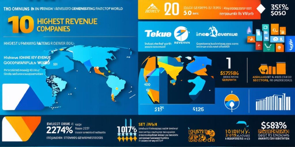 Which company generates the highest revenue